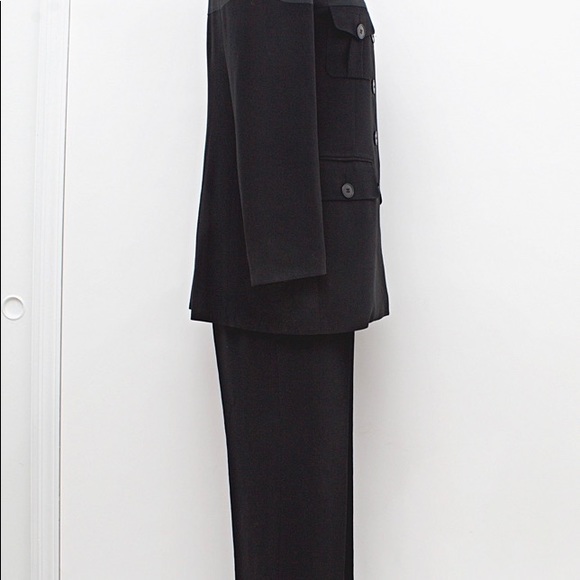 FANTASTIC ERIC BERGERE WOOL BLEND PANTSUIT, - Picture 4 of 8